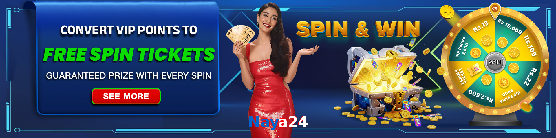 Main screen of Naya24 pk page for PK players